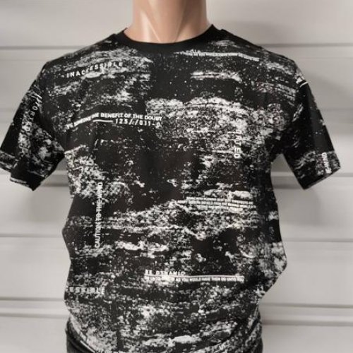 Футболка Panda (S-2XL) 1886 black (лето) Panda 1886 black