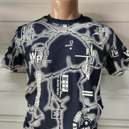 Футболка Panda (S-2XL) 1887 navy (лето) Panda 1887 navy