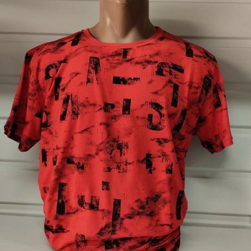 Футболка Panda (S-2XL) 1891 red (лето) Panda 1891 red