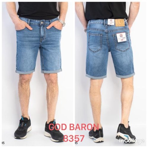 Шорты God Baron (32-42) 8357 blue (лето) God Baron 8357 blue