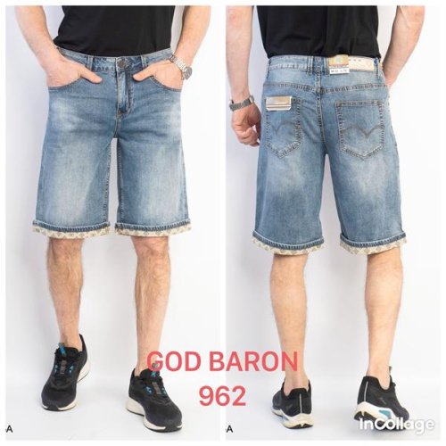 Шорты God Baron (30-40) 962 blue (лето) God Baron 962 blue