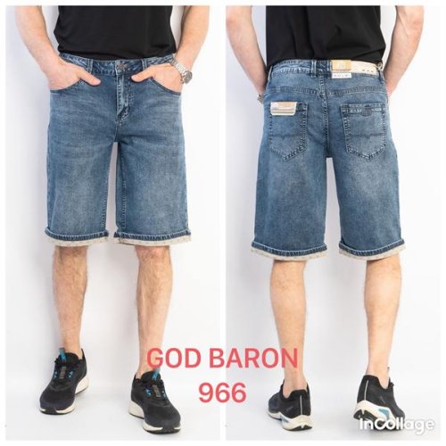 Шорты God Baron (30-40) 966 blue (лето) God Baron 966 blue
