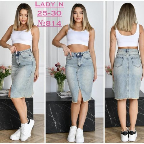 Юбка Jeans Club (25-30) 814 l.blue (лето) Jeans Club 814 l.blue