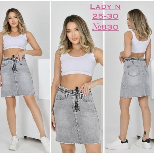 Юбка Jeans Club (25-30) 830 grey (лето) Jeans Club 830 grey