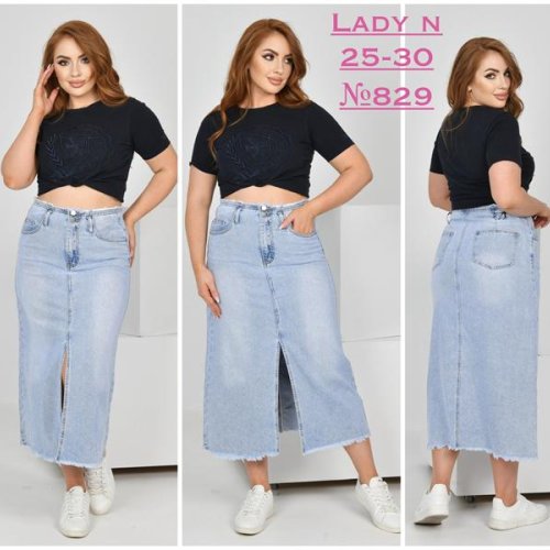 Юбка Jeans Club (25-30) 829 l.blue (лето) Jeans Club 829 l.blue