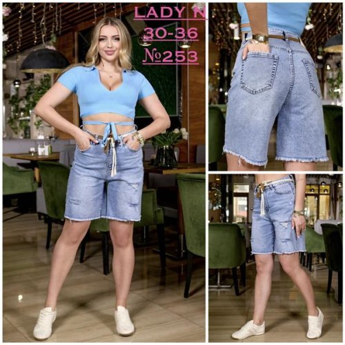 Шорты Jeans Club (30-36) 253 blue (лето) Jeans Club 253 blue
