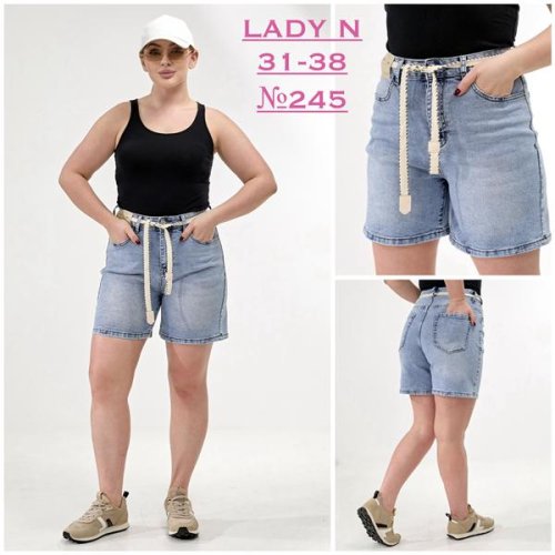 Шорты Jeans Club (31-38) 245 l.blue (лето) Jeans Club 245 l.blue