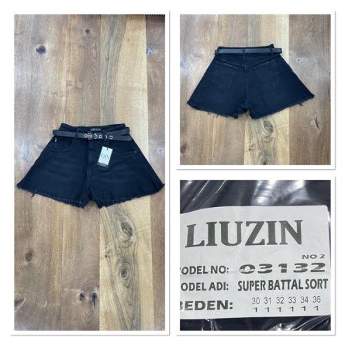 Шорты Jeans Club (30-36) 3132 black (лето) Jeans Club 3132 black