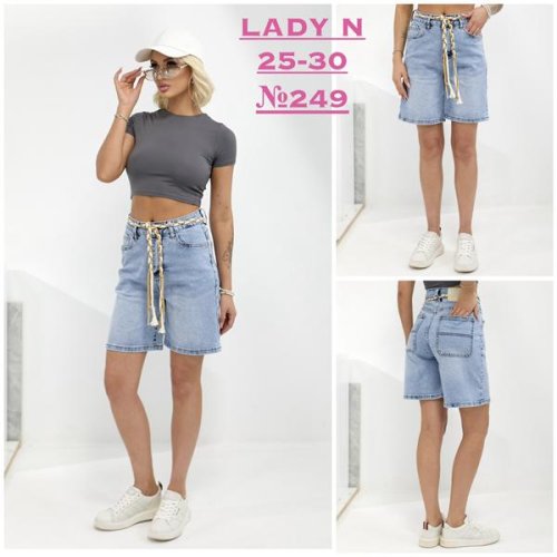 Шорты Jeans Club (25-30) 249 l.blue (лето) Jeans Club 249 l.blue