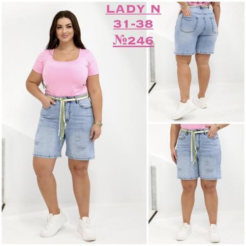 Шорты Jeans Club (31-38) 246 l.blue (лето) Jeans Club 246 l.blue