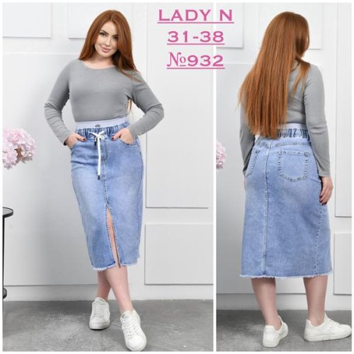 Юбка Jeans Club (31-38) 932 l.blue (лето) Jeans Club 932 l.blue