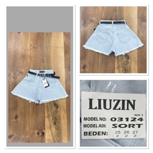 Шорты Jeans Club (25-27) 3124-1 l.blue (лето) Jeans Club 3124-1 l.blue