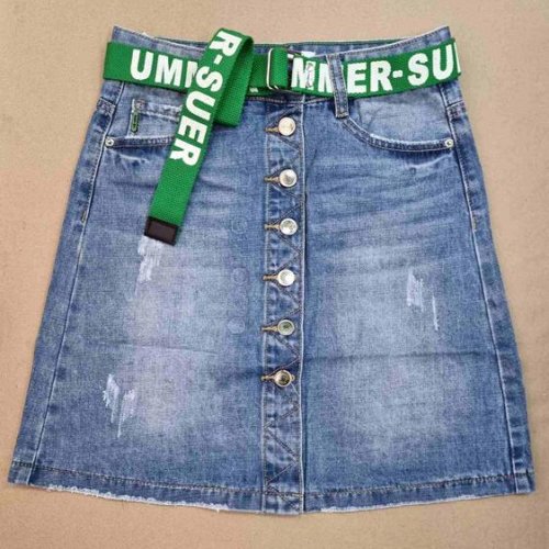 Юбка Maxim Jeans (25-30) 0011 blue (лето) Maxim Jeans 0011 blue