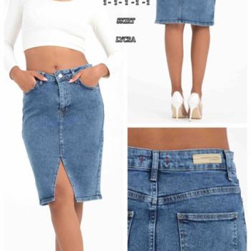 Юбка Maxim Jeans (36-42) 2222 blue (лето) Maxim Jeans 2222 blue