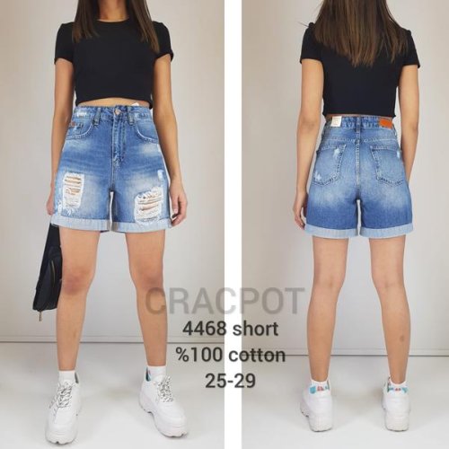 Шорты Maxim Jeans (25-29) 4468 blue (лето) Maxim Jeans 4468 blue