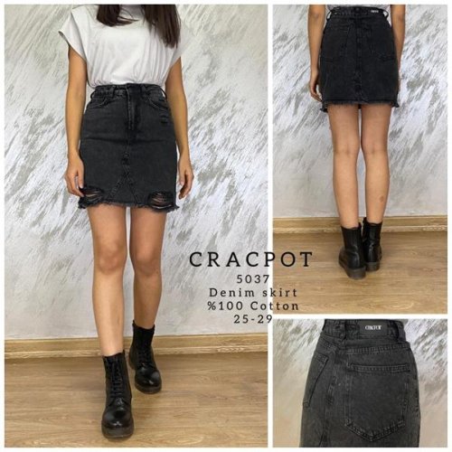 Юбка Maxim Jeans (25-29) 5037 black (лето) Maxim Jeans 5037 black