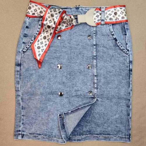 Юбка Maxim Jeans (26-31) 5105 blue (лето) Maxim Jeans 5105 blue
