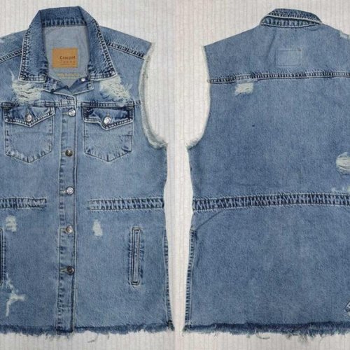 Жилетка Maxim Jeans (S-XL) 6274 blue (лето) Maxim Jeans 6274 blue