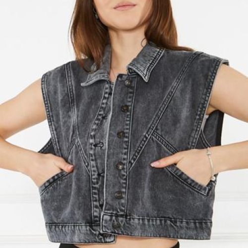 Жилетка Maxim Jeans (S-L) 6303 d.grey (лето) Maxim Jeans 6303 d.grey
