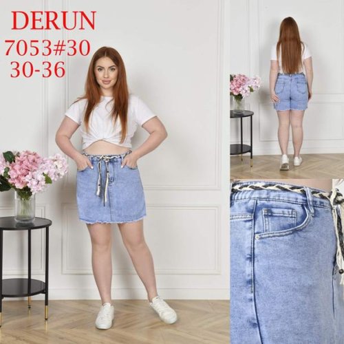 Юбка-шорты Maxim Jeans (30-36) 7053 l.blue (лето) Maxim Jeans 7053 l.blue