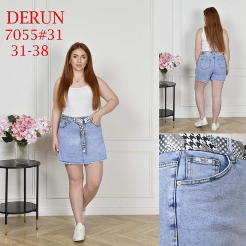 Юбка-шорты Maxim Jeans (31-38) 7055 l.blue (лето) Maxim Jeans 7055 l.blue