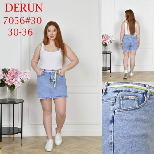 Юбка-шорты Maxim Jeans (30-36) 7056 l.blue (лето) Maxim Jeans 7056 l.blue