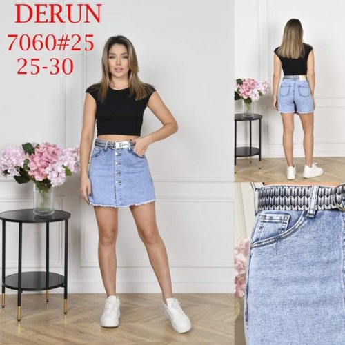 Юбка-шорты Maxim Jeans (25-30) 7060 l.blue (лето) Maxim Jeans 7060 l.blue