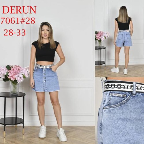 Юбка-шорты Maxim Jeans (28-33) 7061 blue (лето) Maxim Jeans 7061 blue