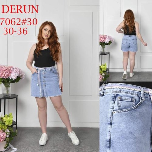 Юбка-шорты Maxim Jeans (30-36) 7062 blue (лето) Maxim Jeans 7062 blue