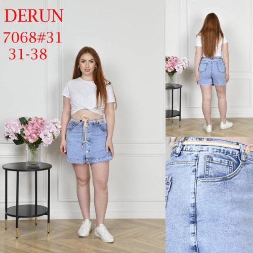 Юбка-шорты Maxim Jeans (31-38) 7068 blue (лето) Maxim Jeans 7068 blue