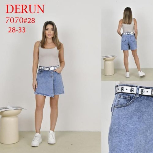 Юбка-шорты Maxim Jeans (28-33) 7070 blue (лето) Maxim Jeans 7070 blue