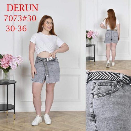 Юбка-шорты Maxim Jeans (30-36) 7073 grey (лето) Maxim Jeans 7073 grey