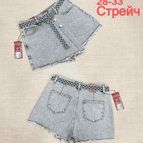 Юбка-шорты Maxim Jeans (28-33) B120 l.grey (лето) Maxim Jeans B120 l.grey