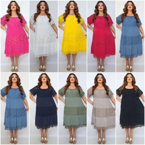 Платье Biblos (50-56) 2499 mix (лето) Biblos 2499 mix