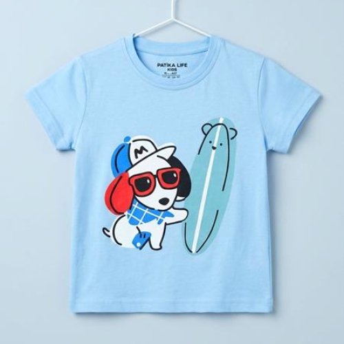 Футболка Dino (1-4) D827 l.blue (лето) Dino D827 l.blue