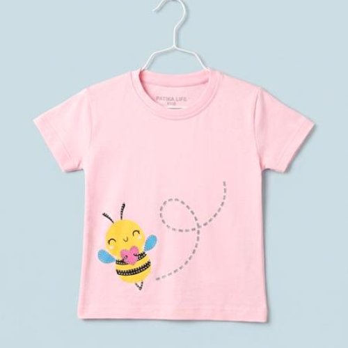 Футболка Dino (1-4) D843 pink (лето) Dino D843 pink