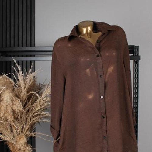 Рубашка Sun&Sea (XL-5XL) SD146 brown (лето) Sun&Sea SD146 brown