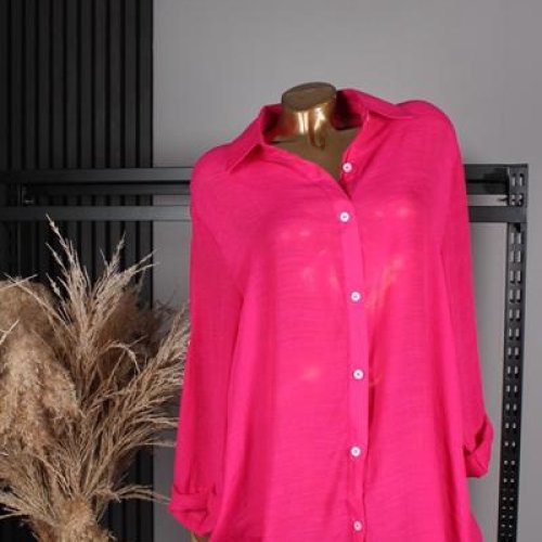 Рубашка Sun&Sea (XL-5XL) SD146 fuchsia (лето) Sun&Sea SD146 fuchsia