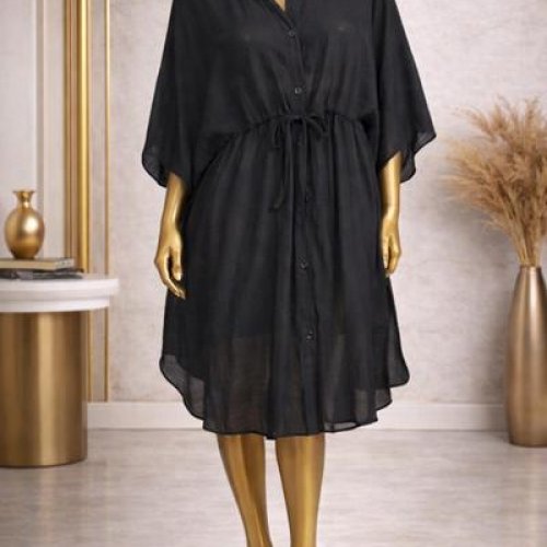 Платье Sun&Sea (one size) 1-351 black (лето) Sun&Sea 1-351 black