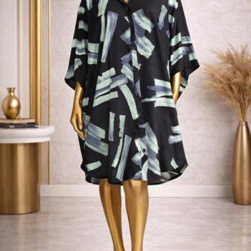 Платье Sun&Sea (XL-5XL) SD9109-36 black (лето) Sun&Sea SD9109-36 black