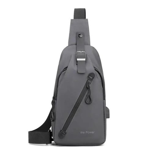 Бананка Fashion Bag (33*17*6) 110032-1 grey (деми) Fashion Bag 110032-1 grey