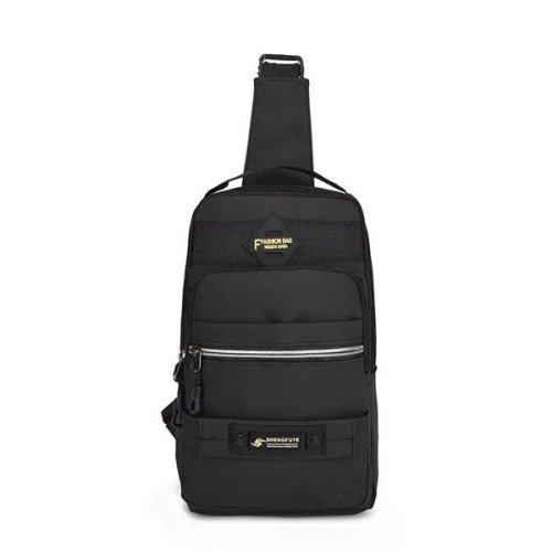 Бананка Fashion Bag (28*18*12) 12253 black (деми) Fashion Bag 12253 black
