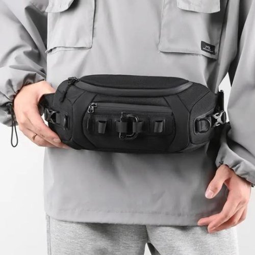 Бананка Fashion Bag (32*16*7) 2117-4 black (деми) Fashion Bag 2117-4 black