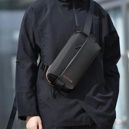 Бананка Fashion Bag (31*15*7) 646-4 black (деми) Fashion Bag 646-4 black