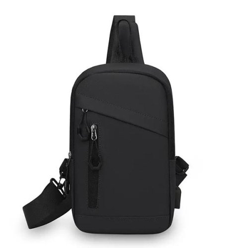 Бананка Fashion Bag (28*18*8) 8607-2 black (деми) Fashion Bag 8607-2 black