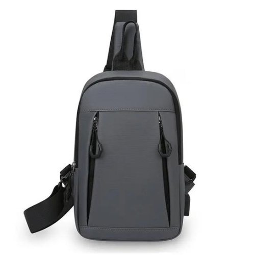 Бананка Fashion Bag (28*18*8) 8608-1 grey (деми) Fashion Bag 8608-1 grey