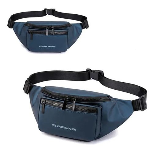 Бананка Fashion Bag (31*15*8) KK125-1 blue (деми) Fashion Bag KK125-1 blue
