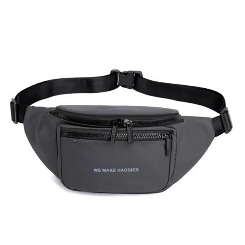 Бананка Fashion Bag (31*15*8) KK125-2 grey (деми) Fashion Bag KK125-2 grey