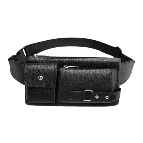 Бананка Fashion Bag (26*14*4) KK900-2 black (деми) Fashion Bag KK900-2 black