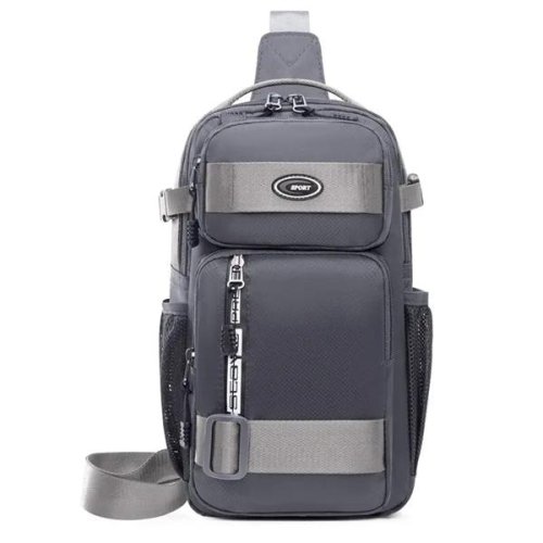 Бананка Fashion Bag (33*18*8) S02-1 grey (деми) Fashion Bag S02-1 grey